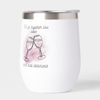 Ensemble vin inoxydable Acier Vin Tumbler