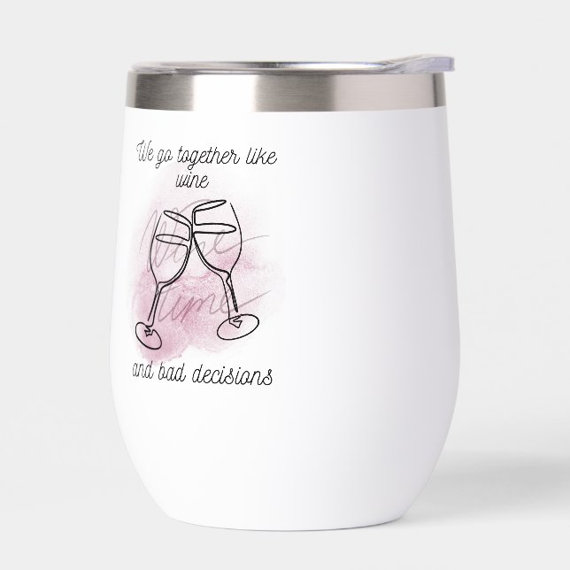 Ensemble vin inoxydable Acier Vin Tumbler (Gauche)