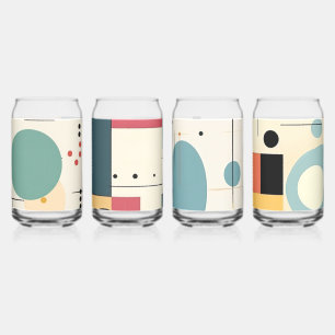 Ensemble Vintage à tambours en verre à réplique cl
