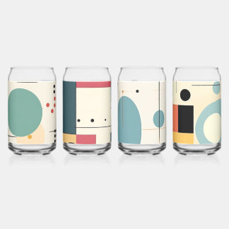 Ensemble Vintage à tambours en verre à réplique cl