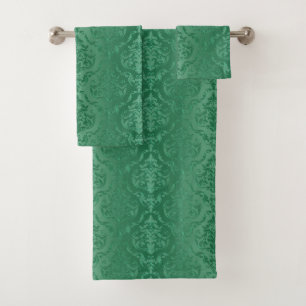 Ensemble vintage de serviette de damassé de style