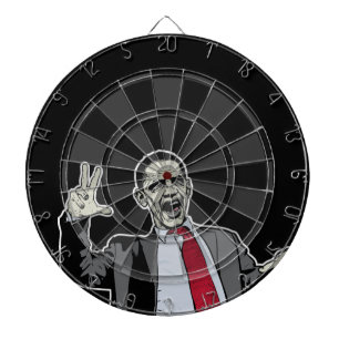 Ensembles de Cible de flechettes d'Obama de zombi