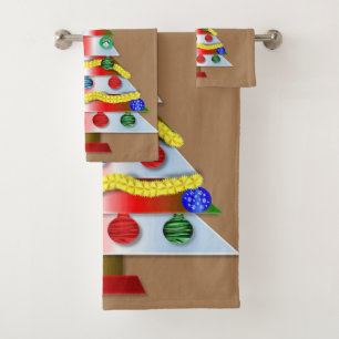 Ensembles de serviettes de bain de Noël