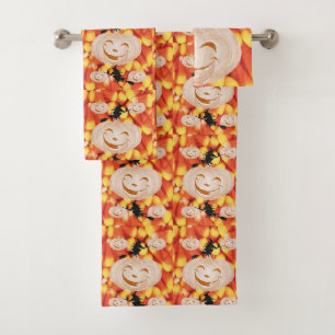 Ensembles de serviettes de salle de bain Halloween