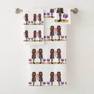 Ensembles de serviettes de salle de bain Noël