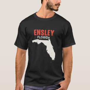 Ensley Florida USA State America Travel Floridian T-Shirt