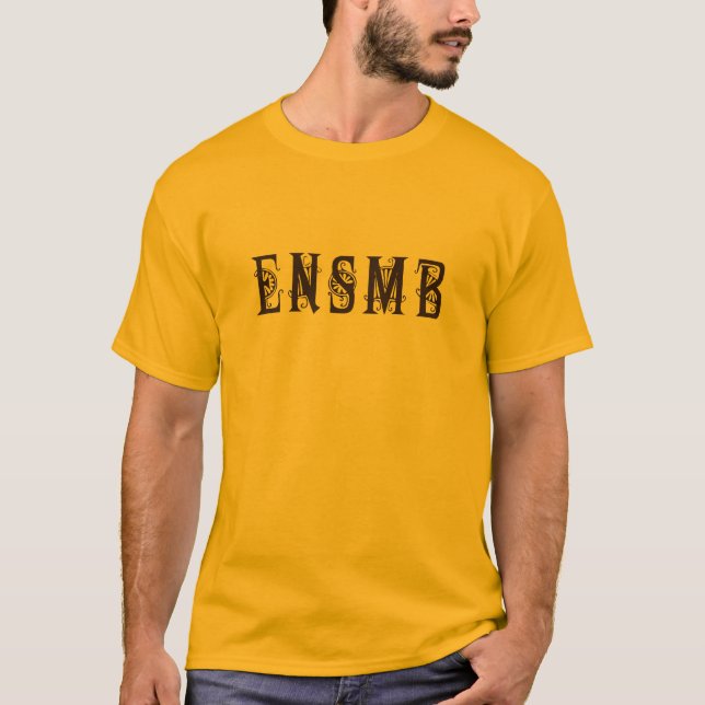 ENSMB acronym light tshirt (Front)