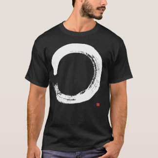 Enso Circle Artistic Japanese Zen Enso Circle Brus T-Shirt