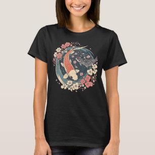 Enso circle Koi Fish Pond T-Shirt