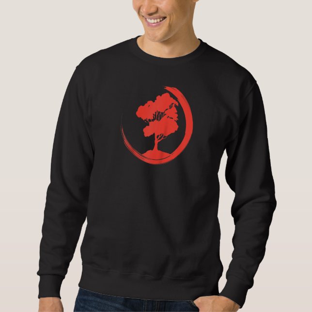 Enso Circle Of Enlightenment Tshirt Yin And Yang B (Front)