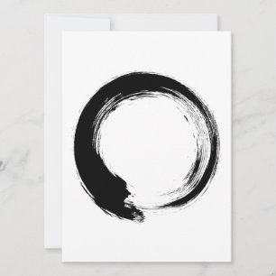 Enso Zen Circle Advice Card