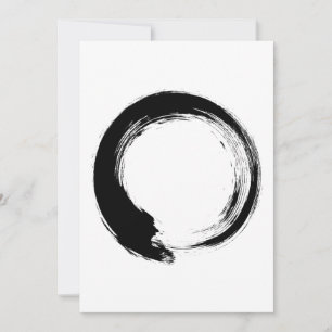 Enso Zen Circle Advice Card
