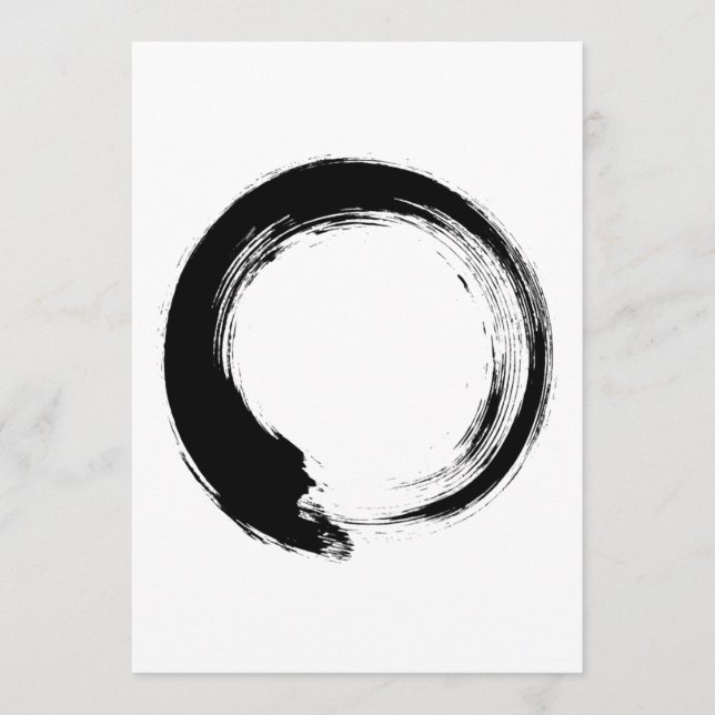 Enso Zen Circle Advice Card (Front)