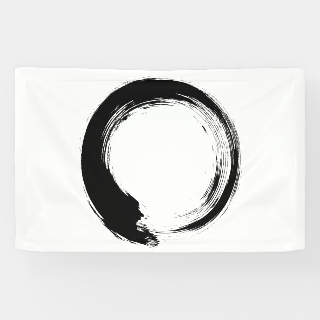 Enso Zen Circle Banner (Horizontal)