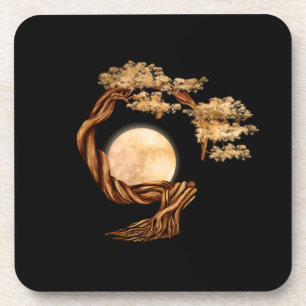 Enso Zen Circle Bonsai Tree Coaster