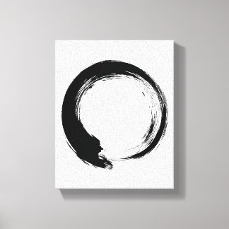 Enso Zen Circle Canvas Print