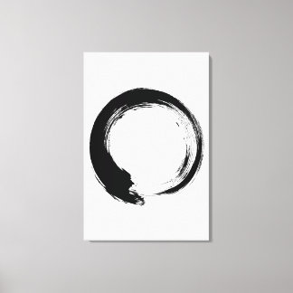 Enso Zen Circle Canvas Print