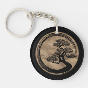 Enso Zen Circle et Bonsai Tree Gold