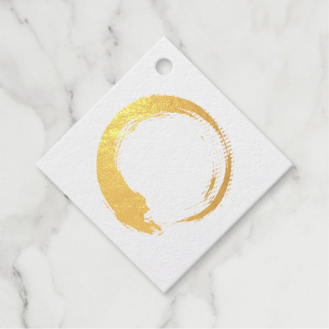 Enso Zen Circle Favour Tags (Front)