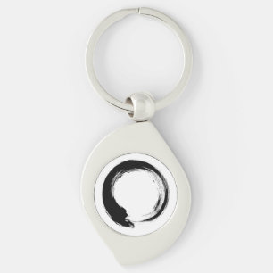 Enso Zen Circle Keychain
