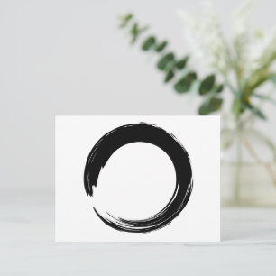 Enso Zen Circle Postcard