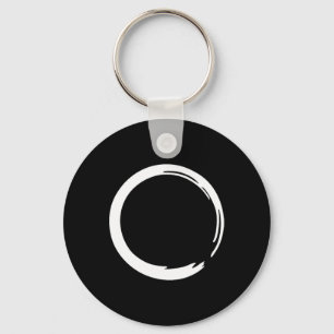 Enso, Zen, Circle, Symbol, Buddhism, Buddha, Medit Keychain