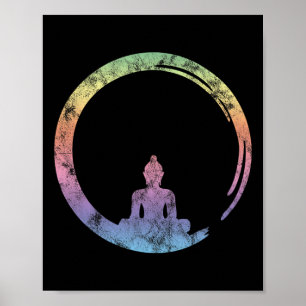 Enso, Zen, Circle, Symbol Buddhism Buddha Meditati Poster