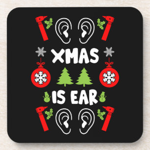 ENT Doctor Christmas  Coaster