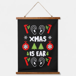 ENT Doctor Christmas  Hanging Tapestry
