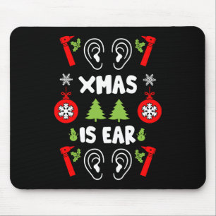 ENT Doctor Christmas Mouse Pad