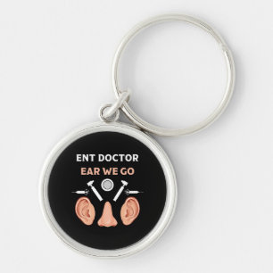 ENT Otolaryngology Otorhinolaryngologist Keychain