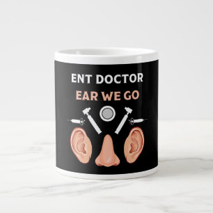 ENT Otolaryngology Otorhinolaryngologist Large Coffee Mug