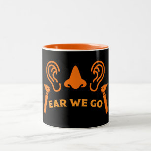 ENT Otolaryngology Otorhinolaryngologist Two-Tone Coffee Mug