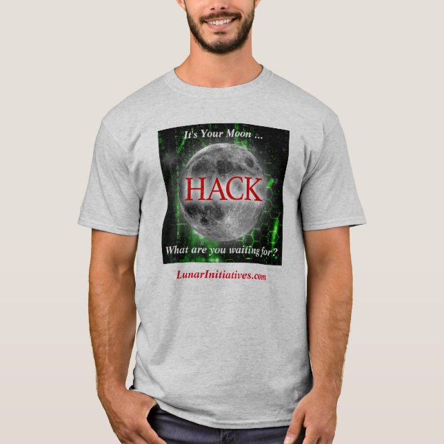 Entaillez le T-shirt de lune (Devant)