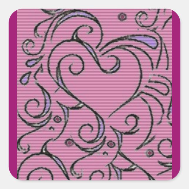 Entangled Heart Sticker (Front)