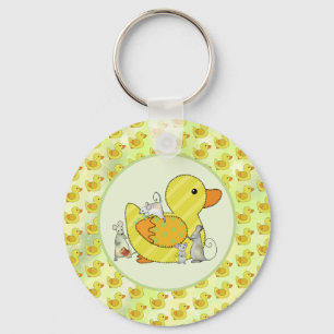 Ente nähen keychain