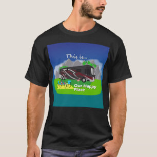 Entegra Aspire Red Class A RV Happy Place Classic T-Shirt