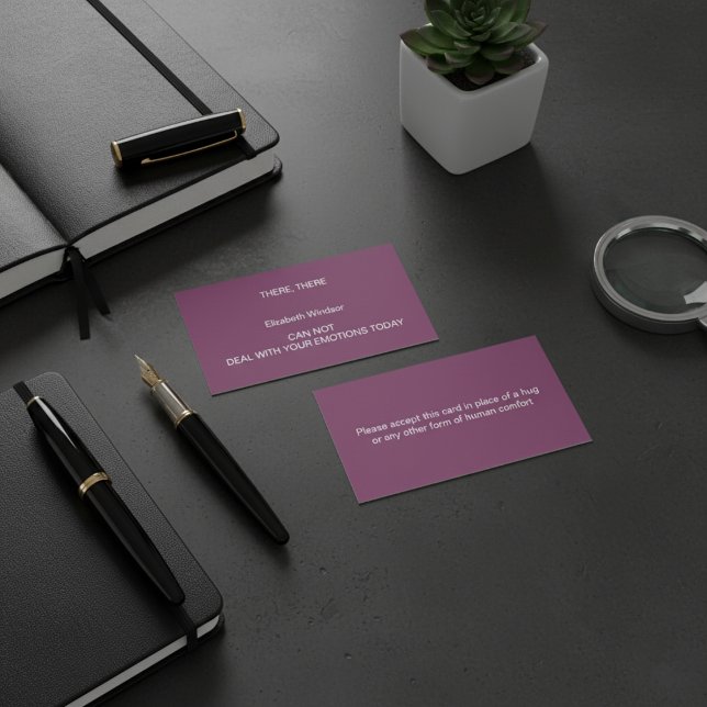 ENTEND UNE CARTE D'APPEL HUG (HERES A HUG Calling Card)