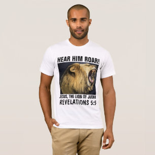 ENTENDEZ-LE ROAR ! JÉSUS, LION DE JUDAH T-Shirts