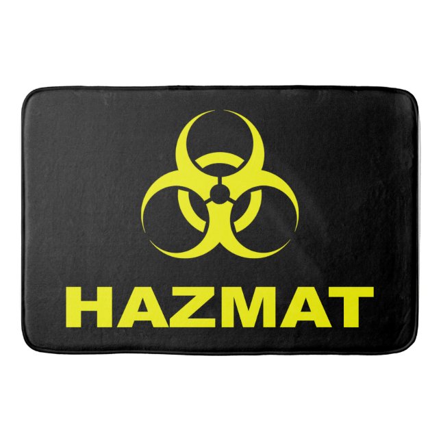 Enter At Your Own Risk - Hazmat Bathmat (Front)