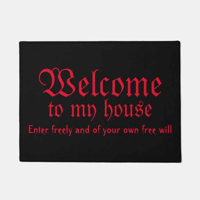 Enter Freely Doormat (Front)
