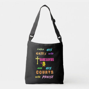 Enter His Gates Chick November Cross Thanksgiving Crossbody Bag