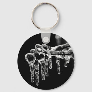 enter icy winter keychain