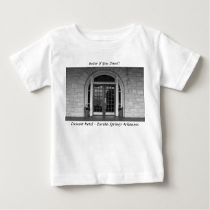 Enter If You Dare Grayscale Baby T-Shirt