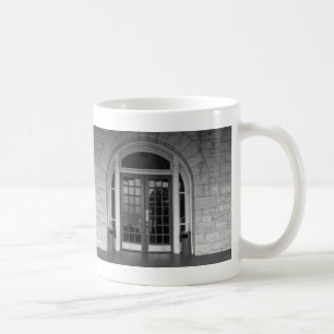 Enter If You Dare Grayscale Coffee Mug
