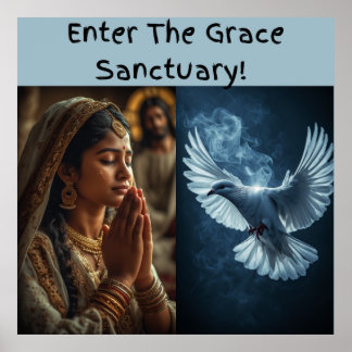 Enter The Grace sanctuary design 2 colour theme 1 Poster