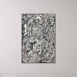 Enter, The Microdot Man  Canvas Print