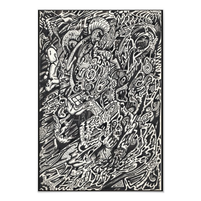 Enter, The Microdot Man Photo Enlargement (Front)