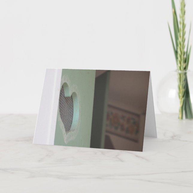 "Enter with an Open Heart" Get Well Card (Front)