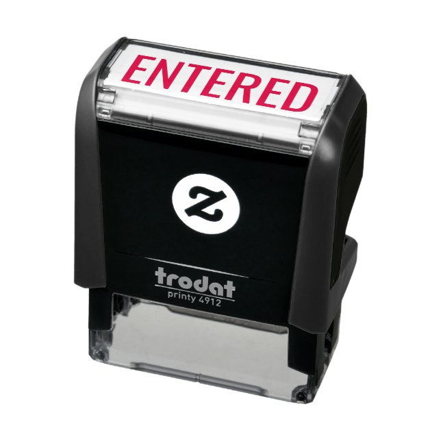 ENTERED Business Self-inking Stamp (Product)